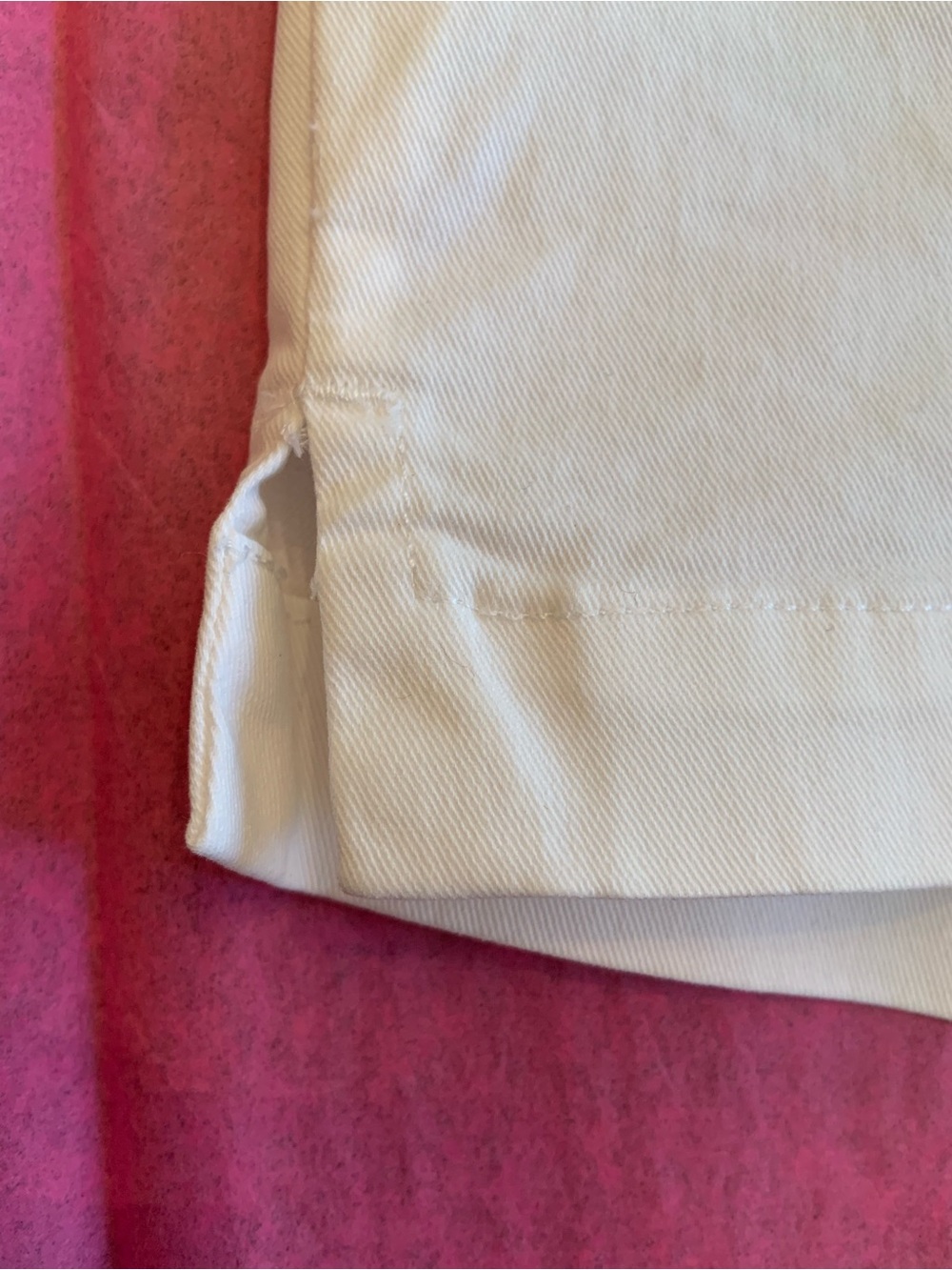 Loft Women’s White Button Accent Casual Shorts - Picture 4 of 7